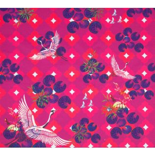India Circus by Krsnaa Mehta Red Paradise Fabric