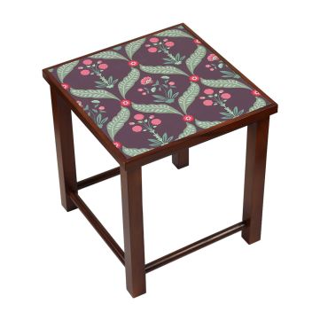 Iron Blooming Dahlia Nesting Table