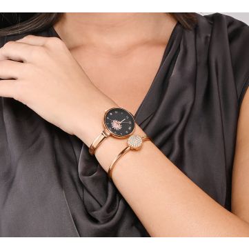 Palm Springs Wrist Watch with Bracelet