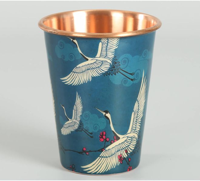 India Circus by Krsnaa Mehta Legend of the Cranes Copper Tumbler