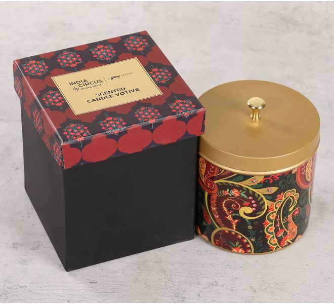 India Circus by Krsnaa Mehta Paisley Romance Scented Candle Votive