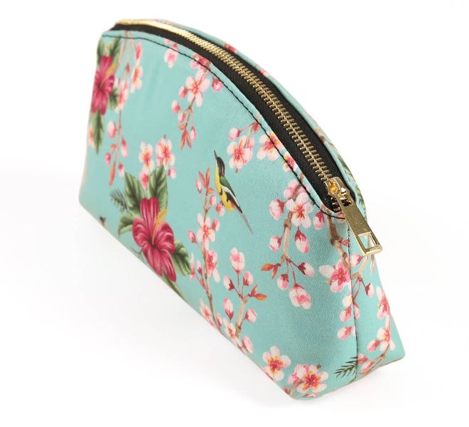 India Circus by Krsnaa Mehta Perching Floral Paradise Utility Pouch