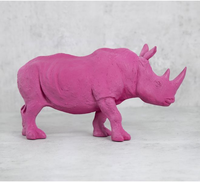 India Circus Magento Rhino Calf Figurine