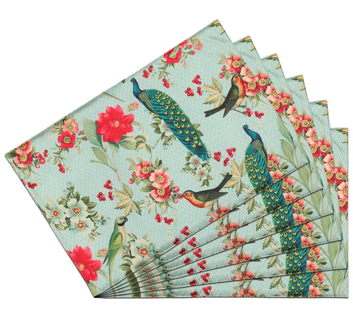 Feathered Garden Table Mats Set of 6