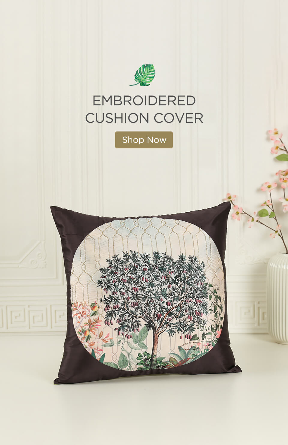 Buy Embroided Cushion Covers Online