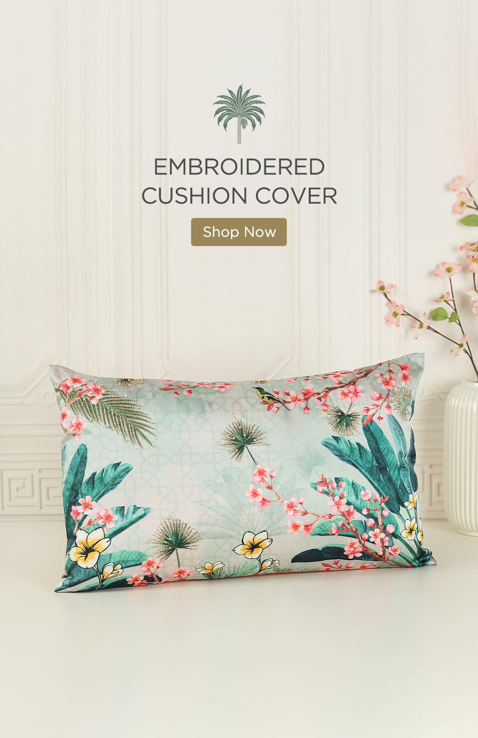 Buy Embroided Cushion Covers Online